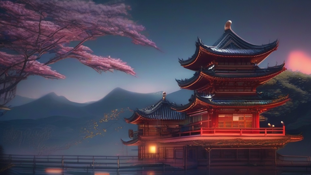 解锁夜景创意：景深与后期的完美融合